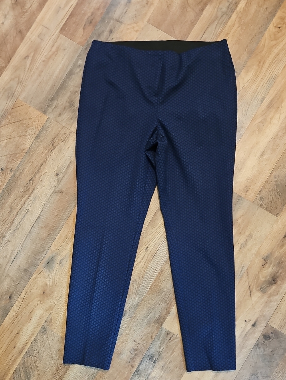👖Alfani Navy Print Ankle Pants